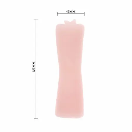 Baile Angel Soft Touch Sleeve for Gentlemen - TPR, Mouth Design, Flexible Fit