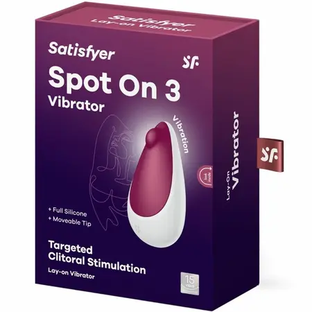 Satisfyer Spot On 3 Intimni Stimulator Berry, 12 Režima, Vodootporan