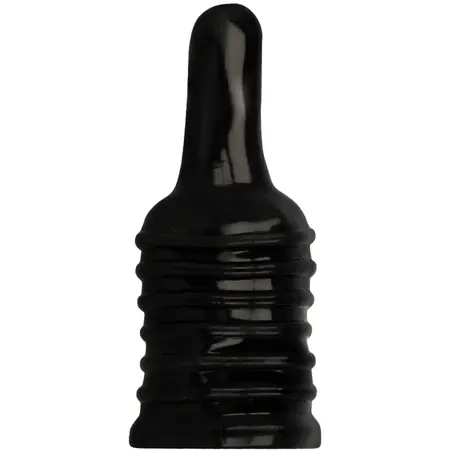 OHMAMA Fetish Silikonski Teksturirani Stimulacioni Naprstak 6cm Crna