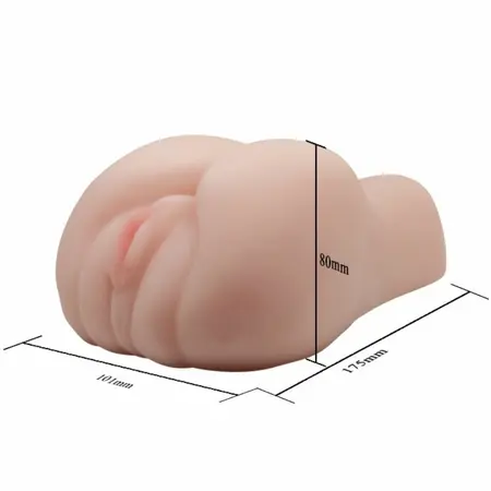 Baile Passion Lady 3D Intimate Machine with Multivibration, Flesh, 17.5cm