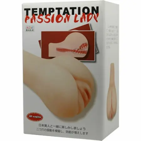 Baile Passion Lady 3D Intimate Machine with Multivibration, Flesh, 17.5cm