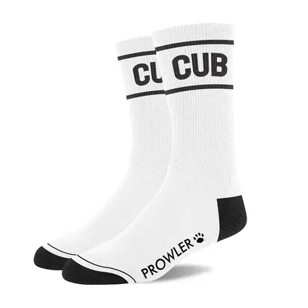 Prowler RED Cub čarape bela/crna - Sportske udobne crew čarape