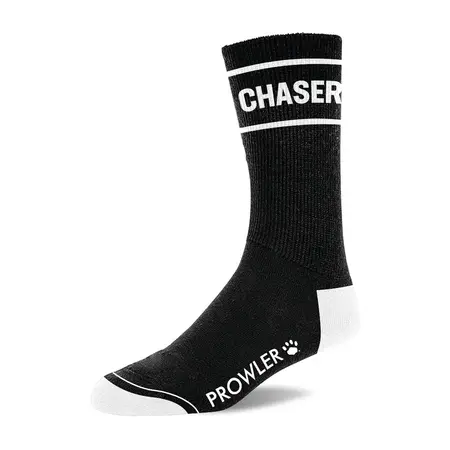 Prowler RED Chaser čarape crna/bela - Prepoznatljiv logo, uniseks, veličina M/L