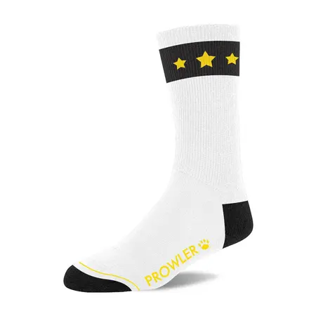 Prowler RED Gold Star čarape bela/crna/zlatna udoban pamuk uniseks