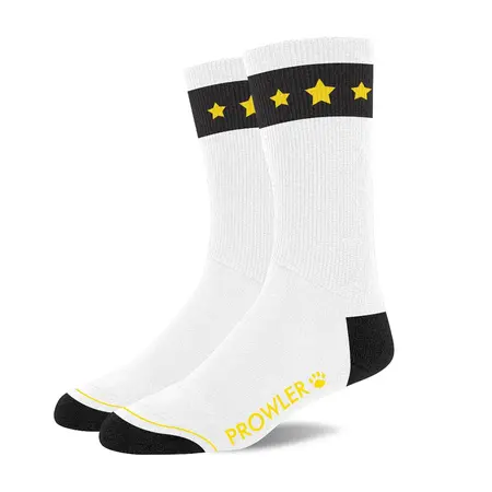 Prowler RED Gold Star čarape bela/crna/zlatna udoban pamuk uniseks