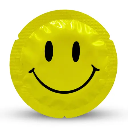 EXS Smiley Face Regular 12 komada - Veganska lateks zaštita, 54mm nominalna širina