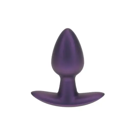 Ouch! Silicone Plug Small 2.6cm - Metallic Purple, Ergonomic Design