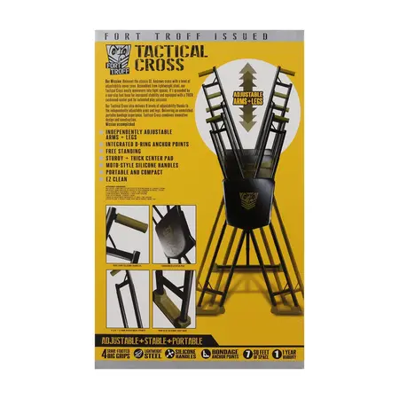 XR Brands Tactical Cross podesivi čelični sistem za vezivanje crno/zeleni