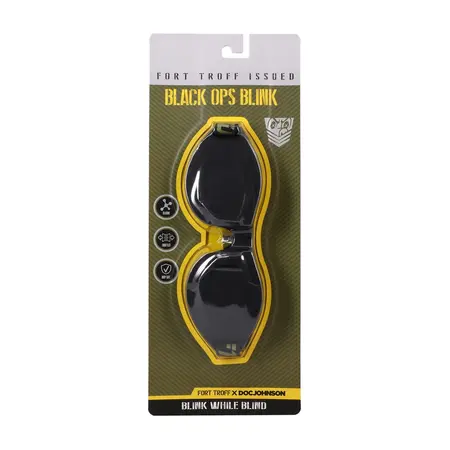 Blush Black Ops Blink podesivi silikonski povez za oči crni