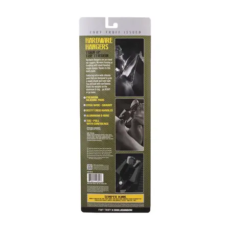Hardwire Hangers crno/zeleni napredni silikonski sistem za hvatanje