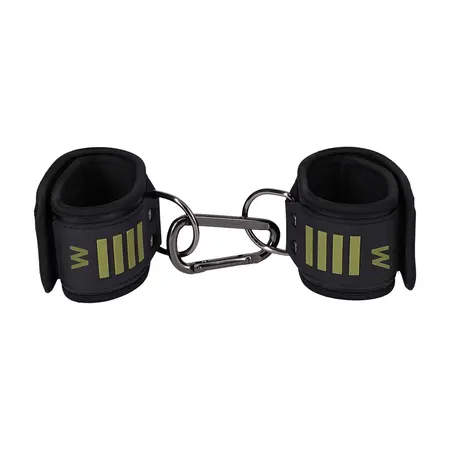 Doc Johnson Kink Tactical lisice za ruke podesive crno/zelene neoprenske