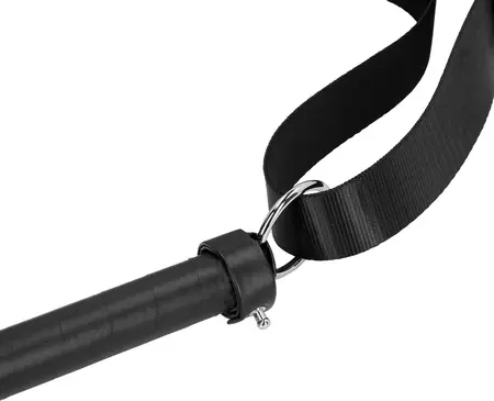 Ouch! Podesivi PU Kožni Harness za Sputavanje Crni - Sistem Sigurnog Prijanjanja