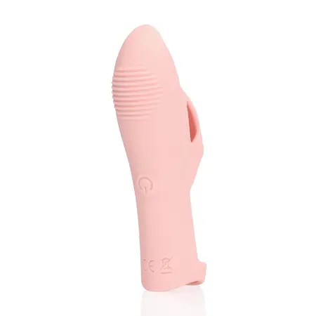 Shots Touch of Pink Silicone Finger Vibe - Compact Multi-Intensity Model
