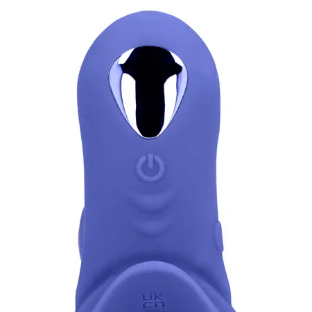 Loveline Tamiya Plavi Intimni Vibrirajući Prsten sa Sistemom Dualne Stimulacije