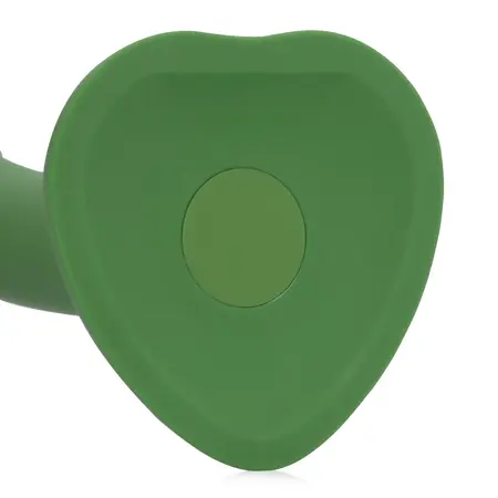 Loveline Forest Green Compact Vibrating Intimate Device - Harness Ready