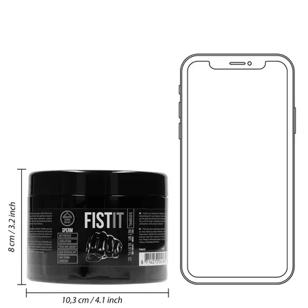Fist It Lubrikant na Vodenoj Bazi 500 ml - Kremasta Tekstura, Veliki Kapacitet