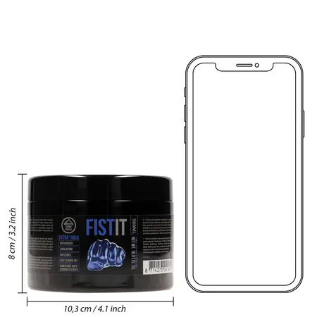 Fist It Ekstra Gusti Lubrikant na Vodenoj Bazi 500ml - Dugotrajna Formula