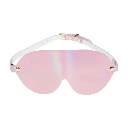 Ouch! Paris Collection Povez za oči Roze - Bonded Koža, Iridescentni Završetak
