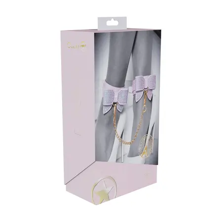 Ouch! Paris Collection Lisice za noge Roze - Podesiva Bonded Koža