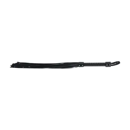 Ouch! Venice Collection Flogger Black - Bonded Leather Impact Tool