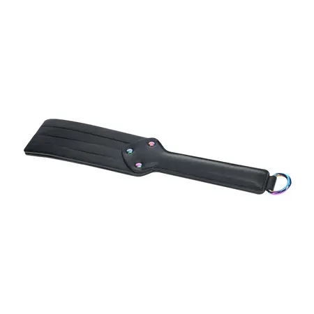 Ouch! Venice Collection Paddle Black - Elegant Bonded Leather Accessory