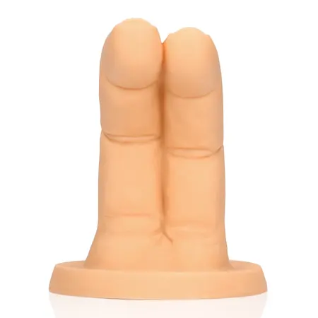 Shots Toys Cum Over nastavak za prst u boji kože, fleksibilni model