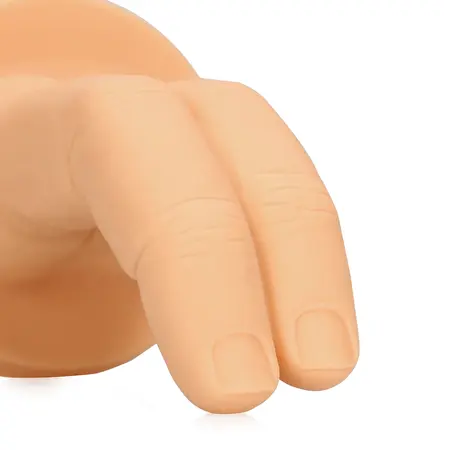 Shots Toys Cum Over nastavak za prst u boji kože, fleksibilni model
