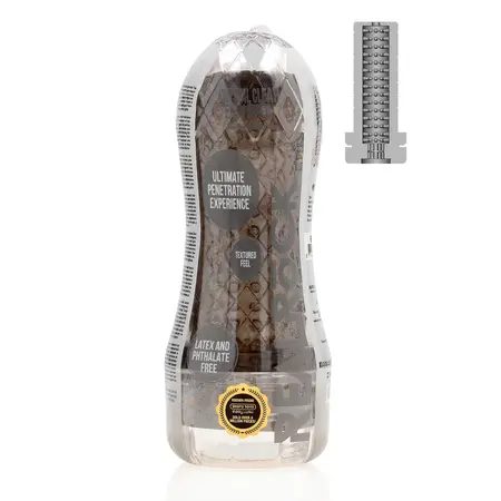 EasyToys Easy Rider crni - Kompaktni teksturirani intimni uređaj TPE