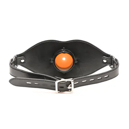 XR Brands Ass Face Gag with Realistic TPE Mouthpiece, Adjustable Strap