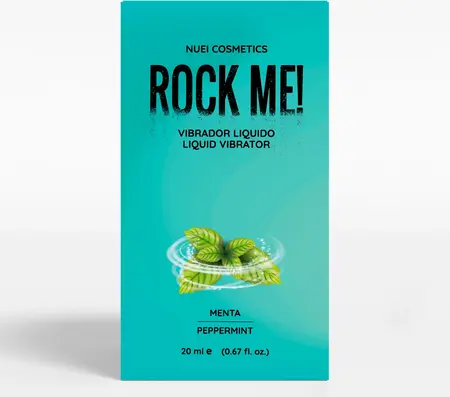 NUEI Rock Me! Tečni Gel Pepermint 20ml - Veganski Osećaj Peckanja