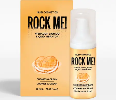 Nuei Rock Me! Tečni Vibrator Gel Keksi i Krema 20ml - Veganska Formula
