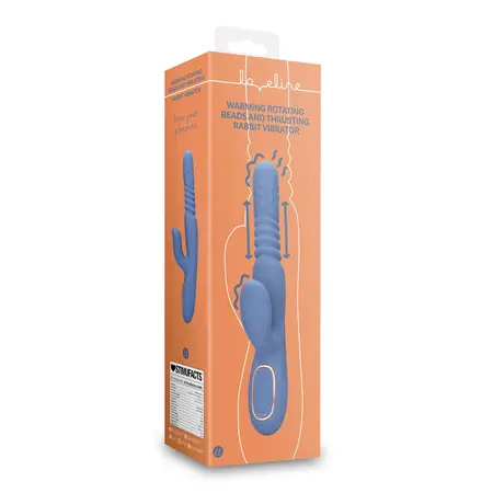 Loveline Blue Nova Rechargeable Dual-Action Intimate Machine - Heating & Rotating System