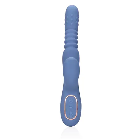 Loveline Blue Nova Rechargeable Dual-Action Intimate Machine - Heating & Rotating System
