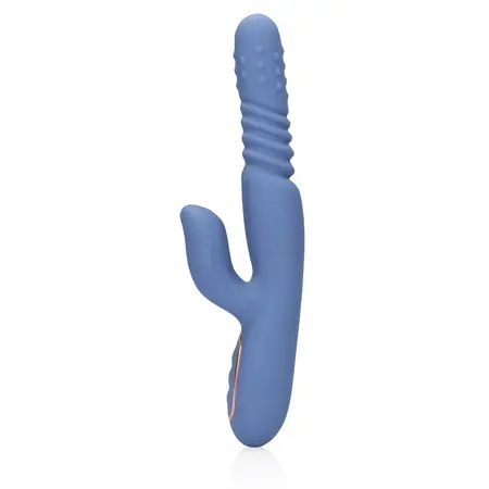 Loveline Blue Nova Rechargeable Dual-Action Intimate Machine - Heating & Rotating System