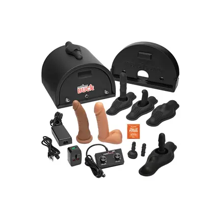 Doc Johnson Motorbunny Buck Hybrid Saddle Vibrator Vac-U-Lock System
