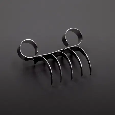 Shots Bear Claw Telescopic Stainless Steel Back Scratcher Silver