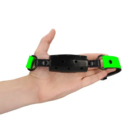Ouch! Cilindrični Gag Svetleći u Mraku - Neon Zeleni Podesivi Model