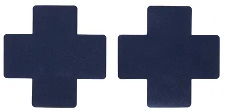 ADV24 Decorative Nipple Covers Dark Blue Polyester 8x8 cm