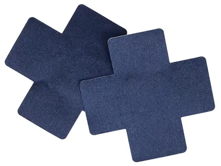 ADV24 Decorative Nipple Covers Dark Blue Polyester 8x8 cm