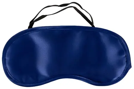 Magic Shiver Blindfold Royal Blue Satin Universal Fit