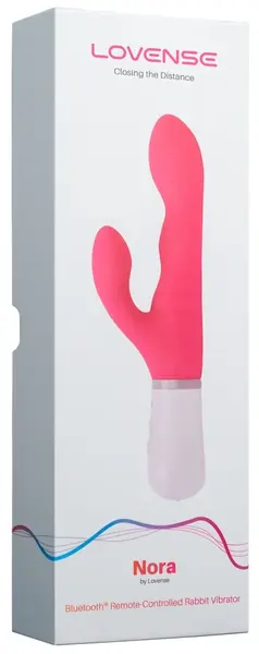 Lovense Nora Bluetooth App-Controlled Dual Action Vibrator, 24.2 cm, Pink