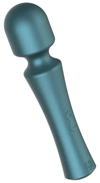 ROMP Presto Metallic Wand Massager - 10 režima, vodootporan, 20cm