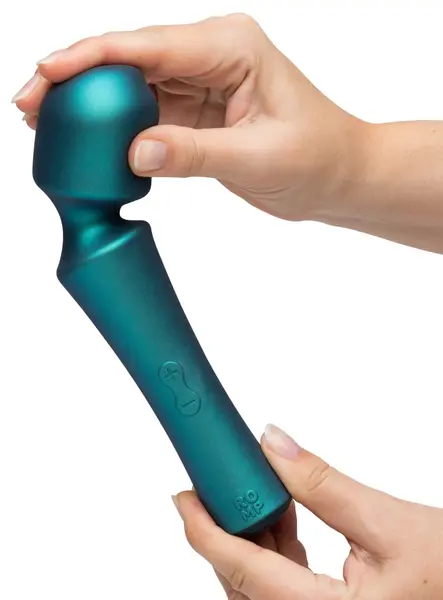 ROMP Presto Metallic Wand Massager - 10 režima, vodootporan, 20cm