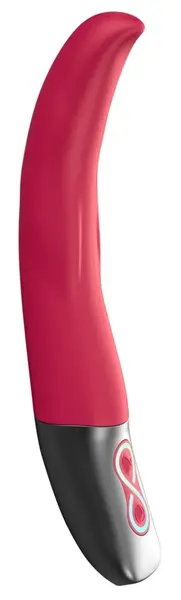 Titanz Pink Fleksibilni silikonski vibrirajući intimni uređaj 10 režima 19.5cm