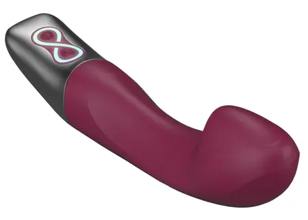 Titanz Vibrator Rubine Red - Flexible Silicone Model, 10 Modes, 19.5cm