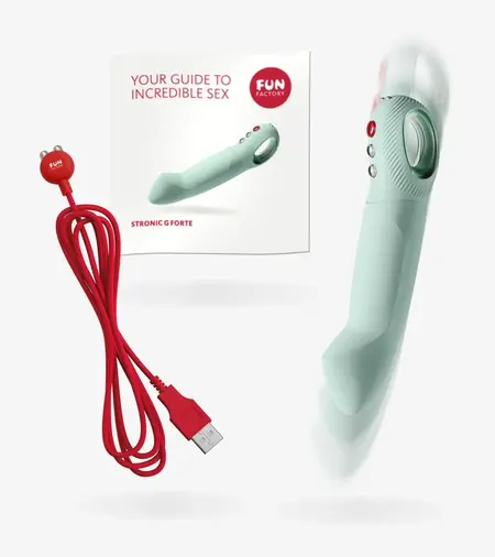 Fun Factory Stronic G Forte Sage Green Intimate Pulsator 19 cm