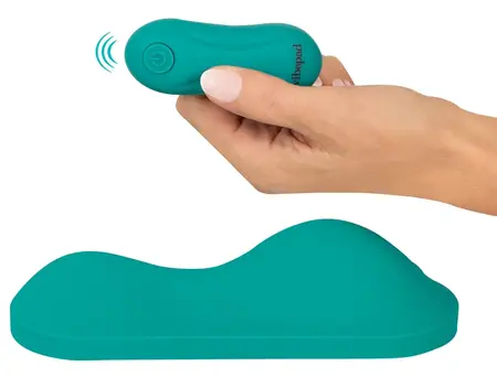 Vibepad Intense Kompaktni jastuk za stimulaciju sa dva motora crni silikonski