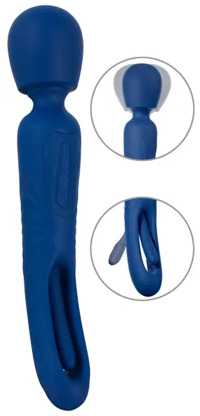 Sweet Smile 2in1 Wand intimni uređaj sa sistemom lelujanja, ljubičasti, 24.3cm