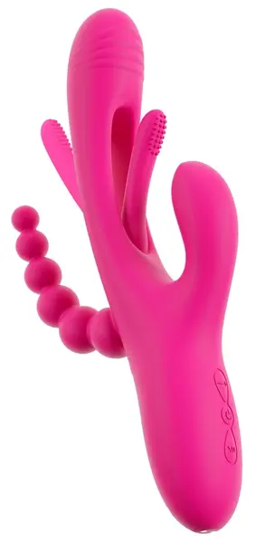 Sweet Smile Triple Vibe Flicking Tongue sistem za višestruku stimulaciju 24.4cm