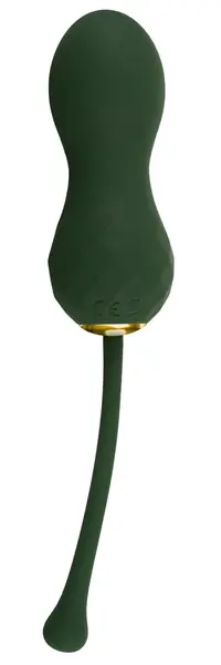 You2Toys Emerald Love RC intimne vežbice, vodootporne, zeleno-zlatne